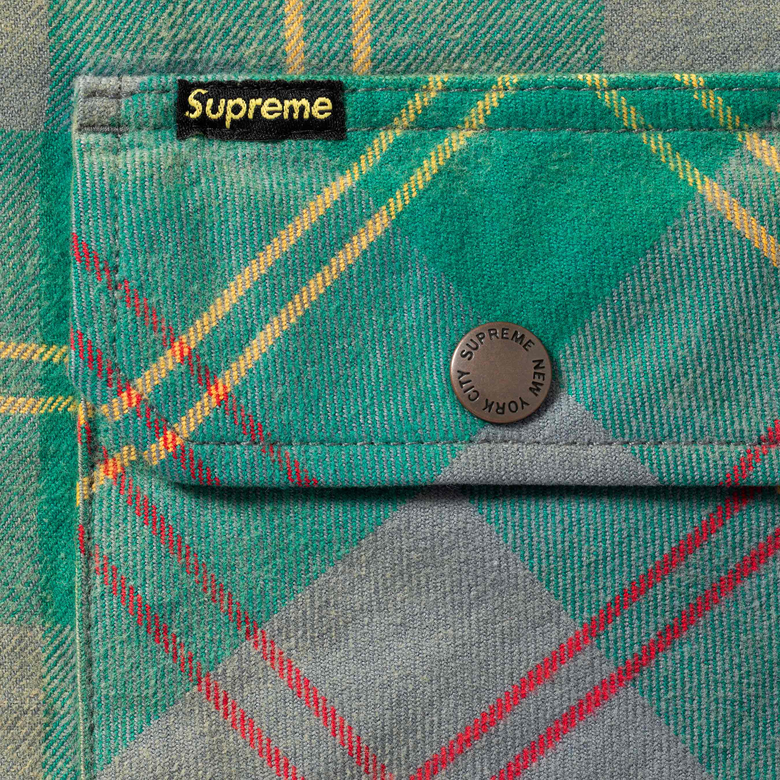 Quilted Lined Flannel Snap Shirt view 5